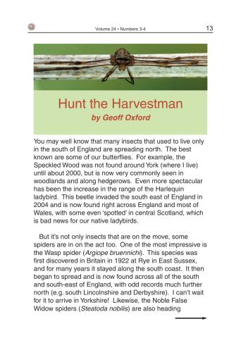 Hunt the Harvestman
